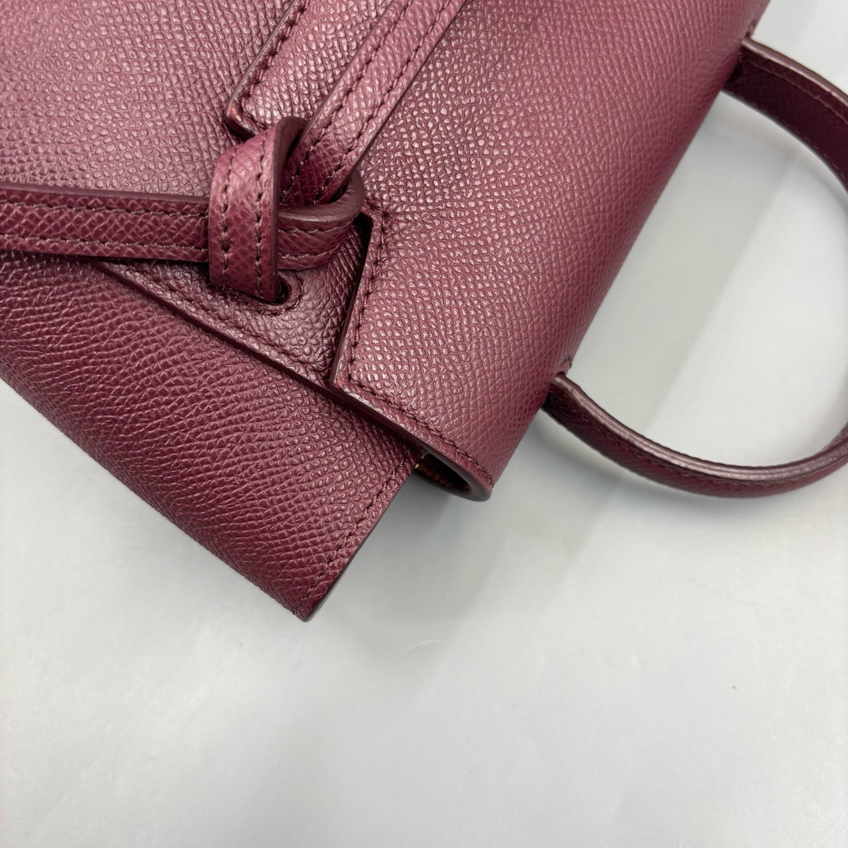 Celine - Belt Bag Pico - Leather - Burgundy - (mini)