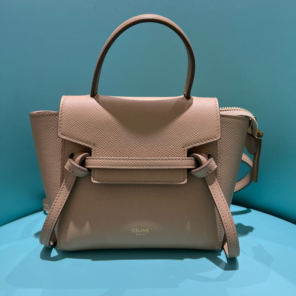 Celine - Belt Bag Pico - Leather - Grey - (mini)