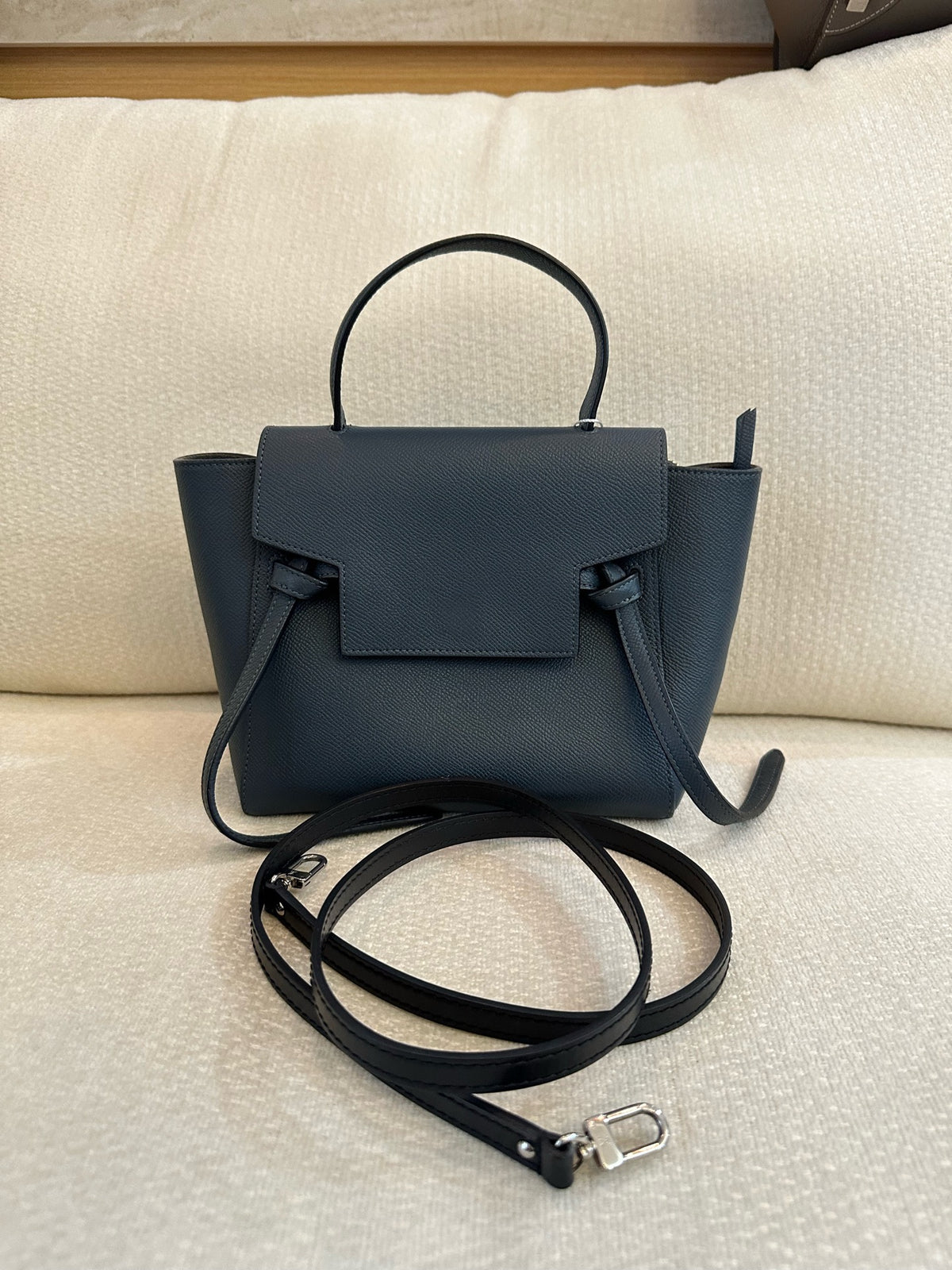 Celine - Belt Bag Pico - Leather - Navy - (mini)