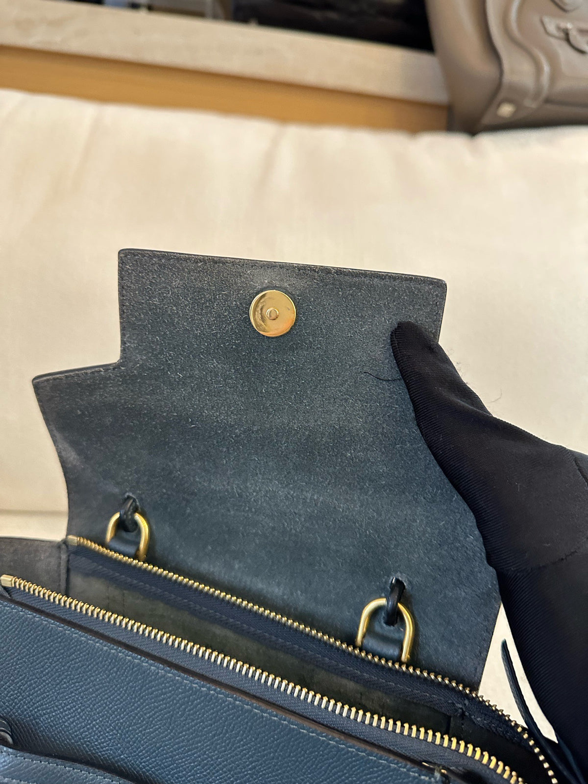 Celine - Belt Bag Pico - Leather - Navy - (mini)