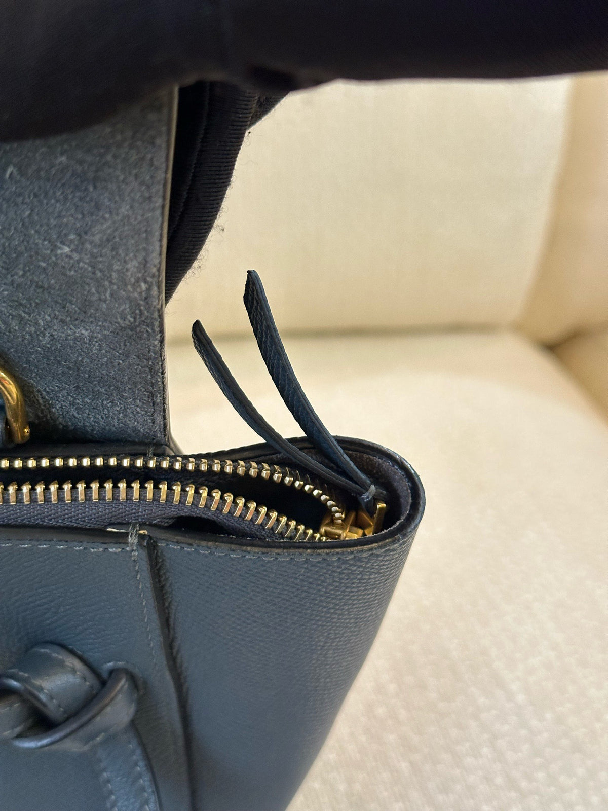 Celine - Belt Bag Pico - Leather - Navy - (mini)