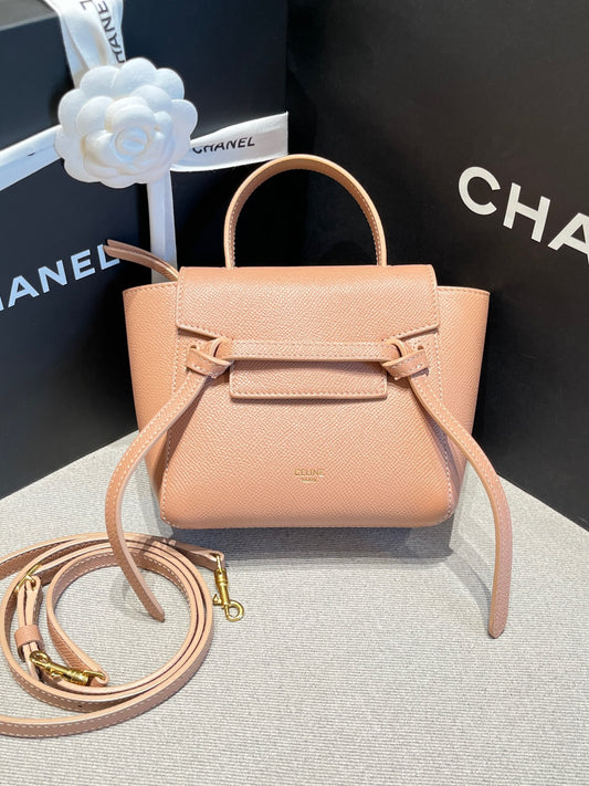 Celine - Belt Bag Pico - Leather - Pink - (mini)