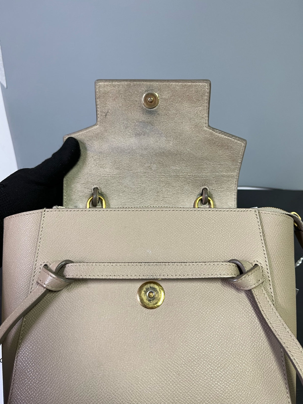 Celine - Belt Bag Small - Leather - Beige - (Small)