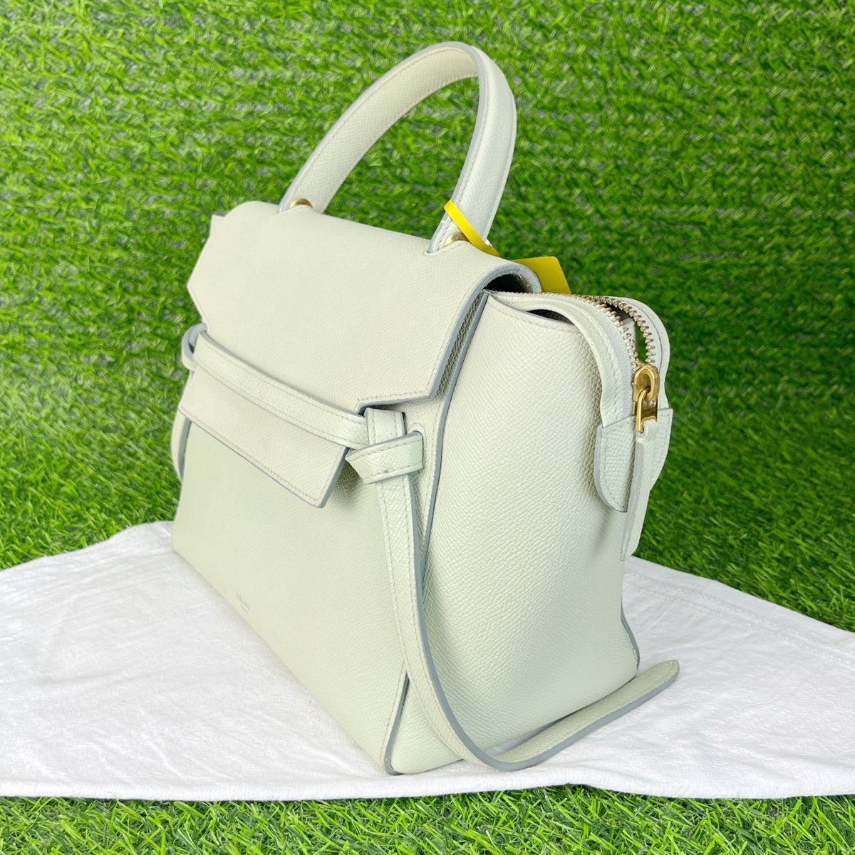 Celine - Belt Bag Small - Leather - Green - (small)