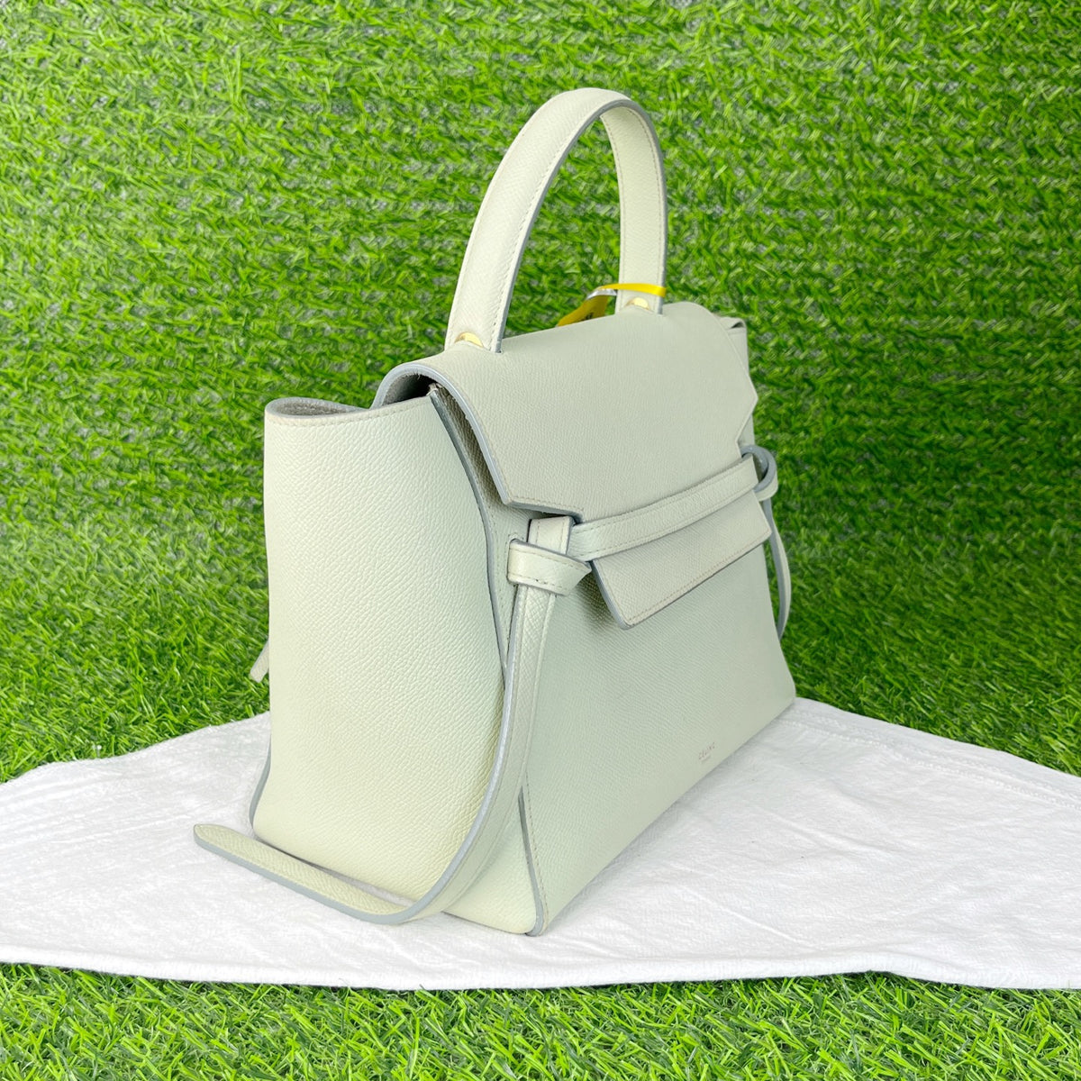 Celine - Belt Bag Small - Leather - Green - (small)