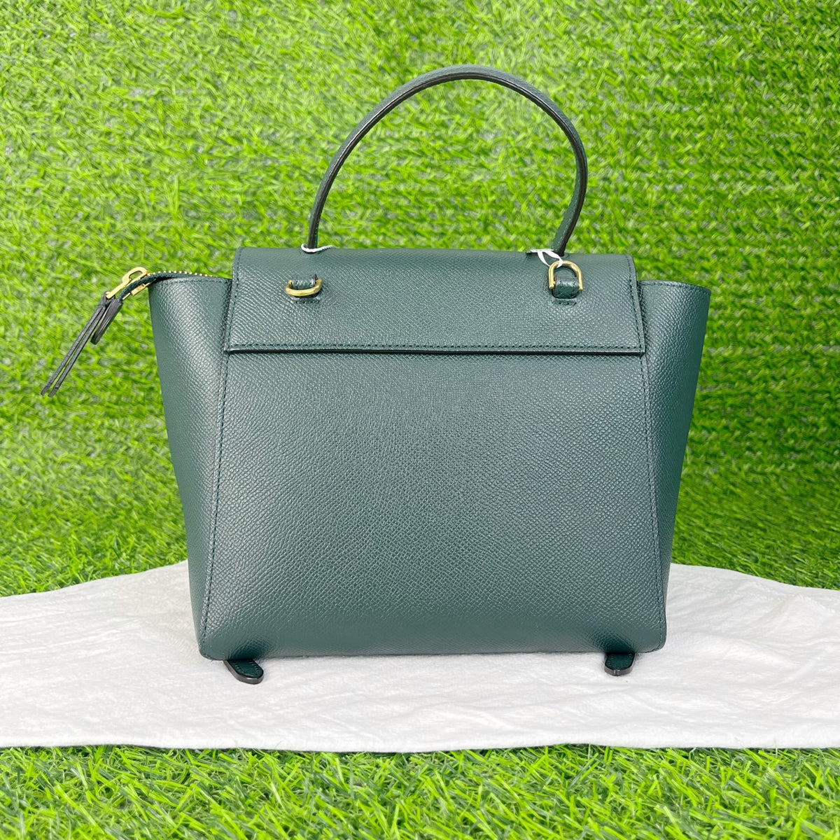 Celine - Belt Bag Small - Leather - Green - (small)