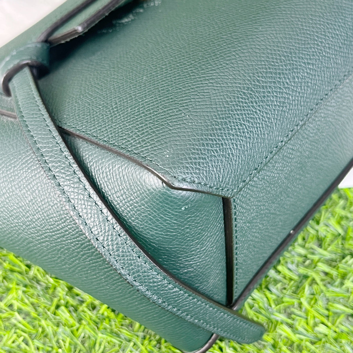Celine - Belt Bag Small - Leather - Green - (small)