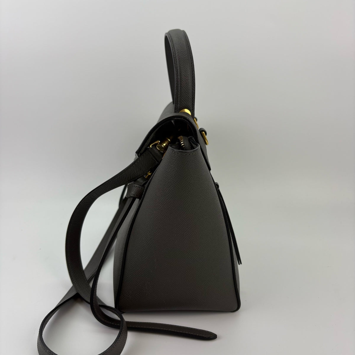 Celine - Belt Bag Small - Leather - Grey - (small)