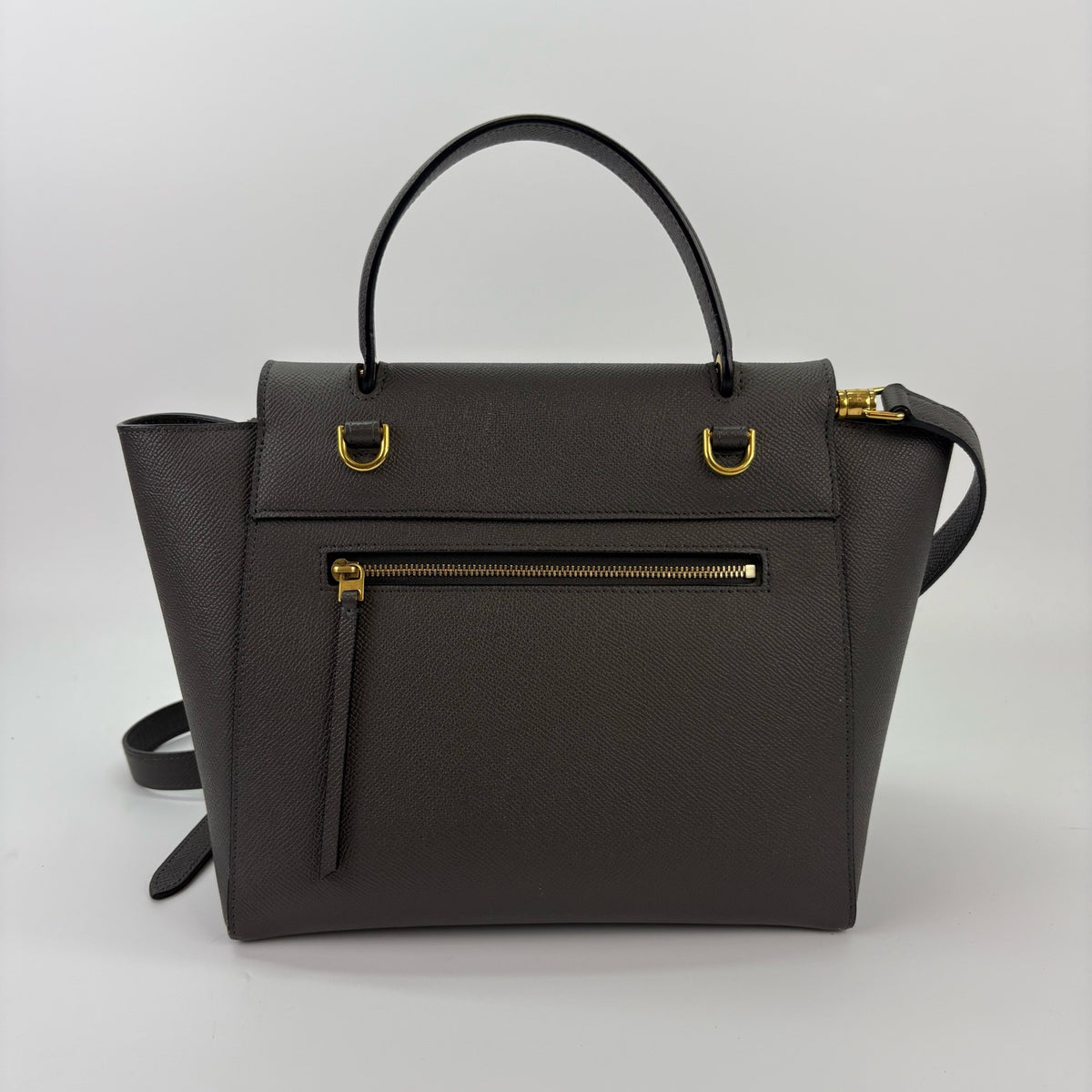 Celine - Belt Bag Small - Leather - Grey - (small)