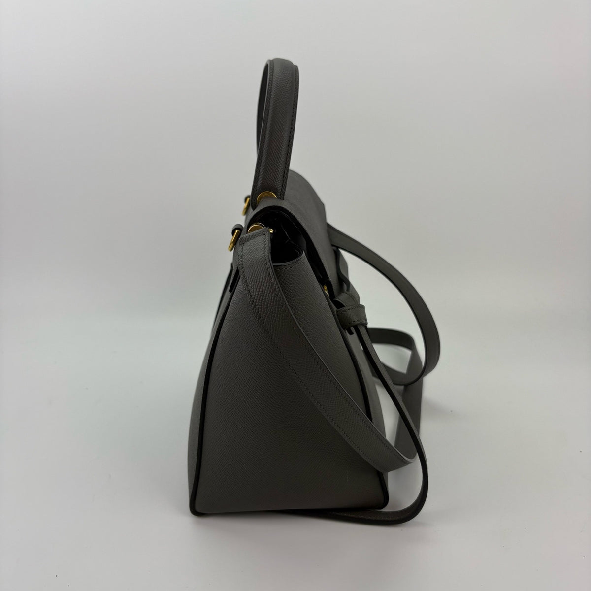 Celine - Belt Bag Small - Leather - Grey - (small)