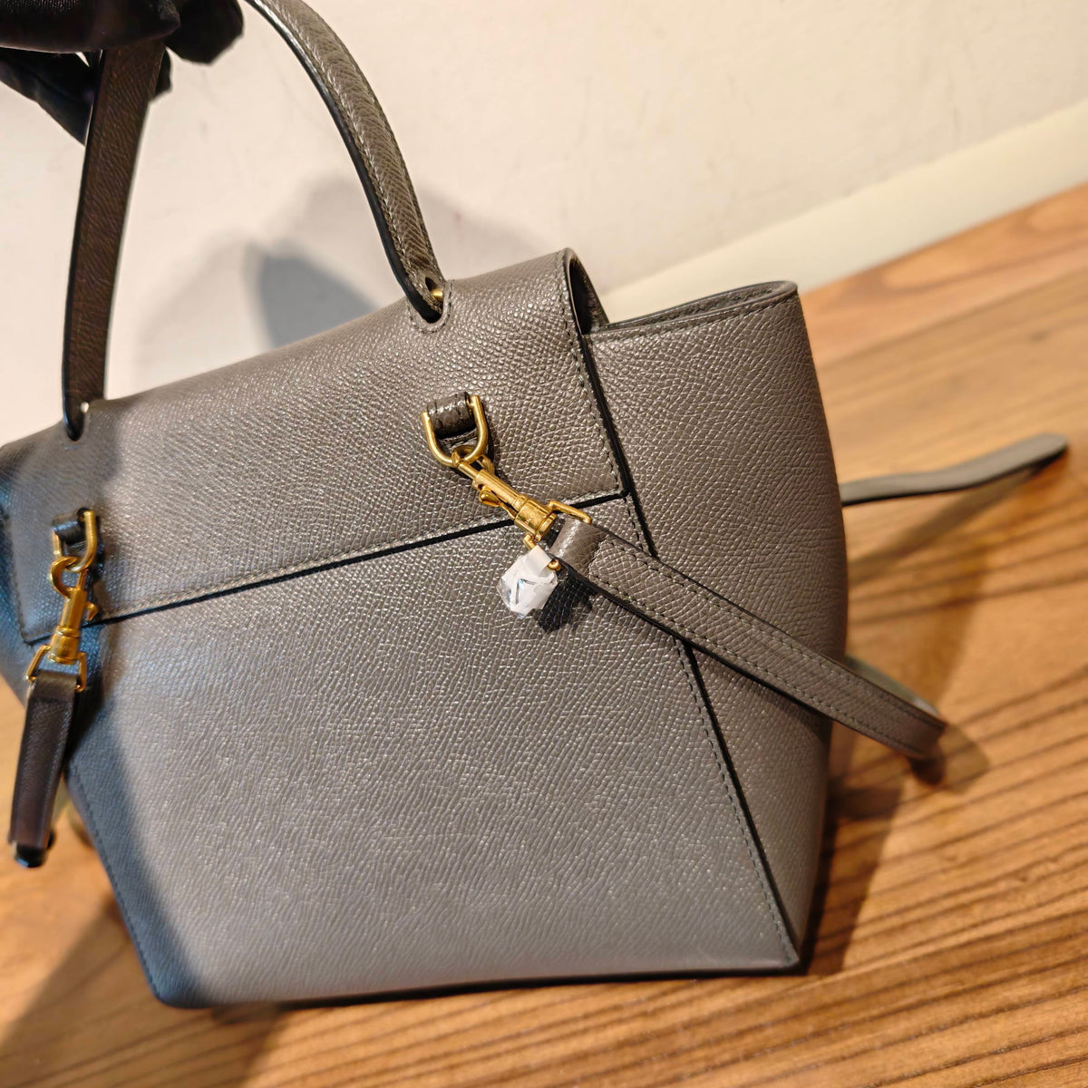 Celine - Belt Bag Small - Leather - Grey - (Small)