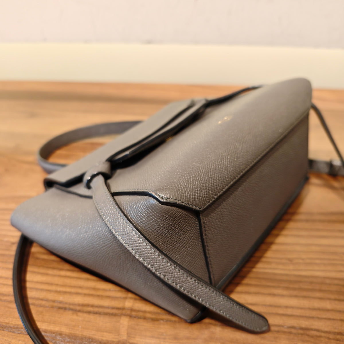 Celine - Belt Bag Small - Leather - Grey - (Small)