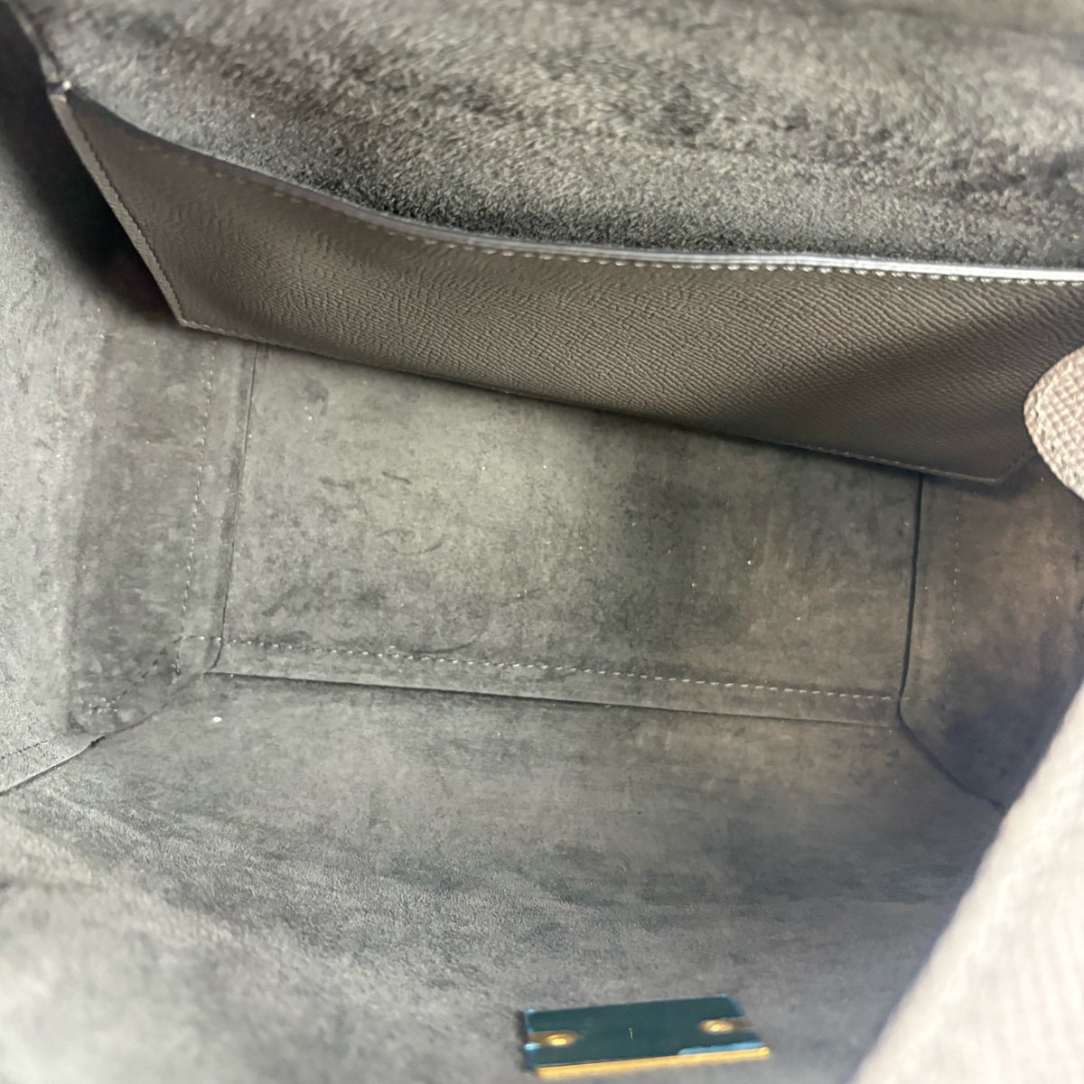 Celine - Belt Bag Small - Leather - Grey - (small)