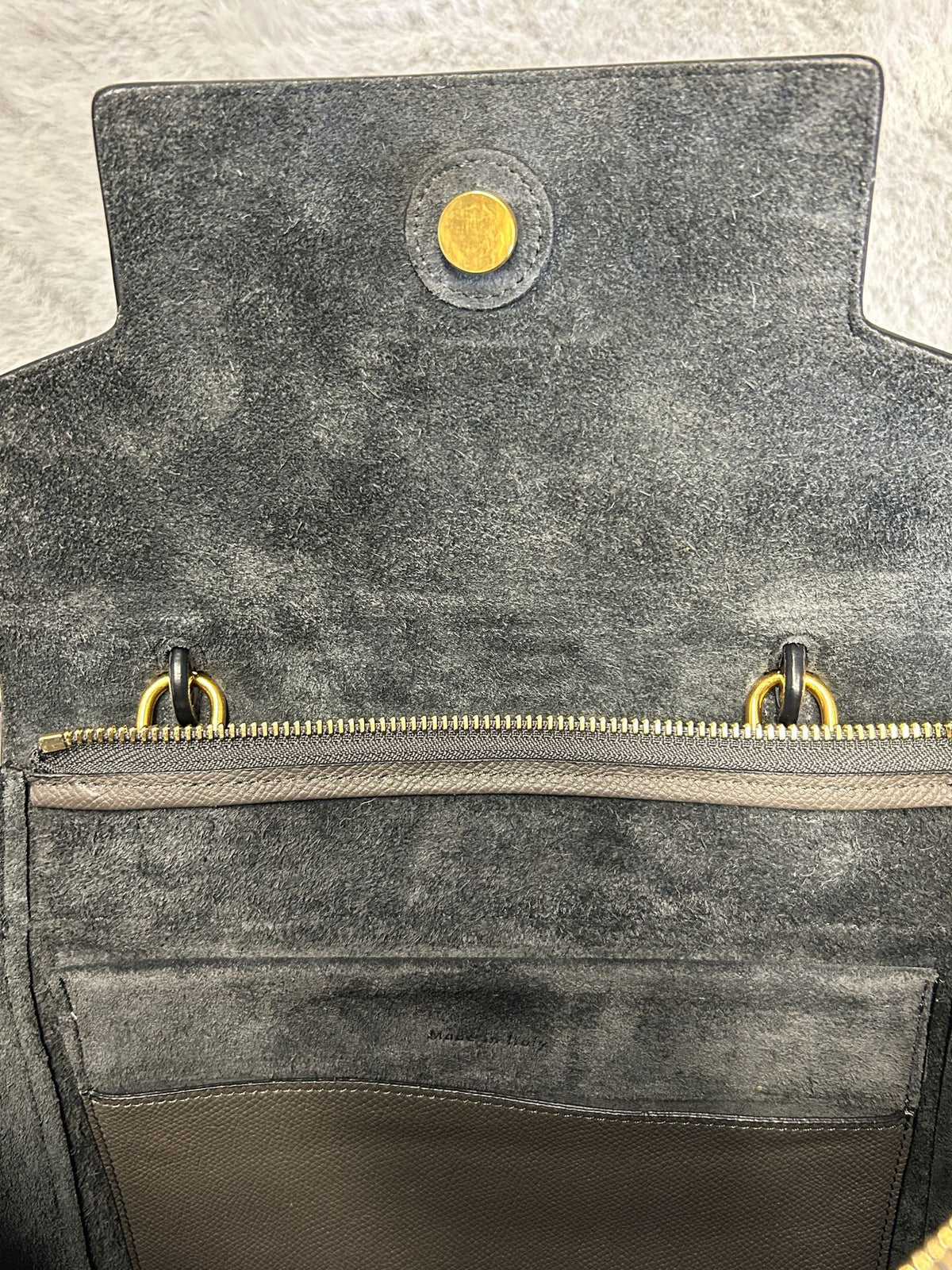 Celine - Belt Bag Small - Leather - Grey - (Small)