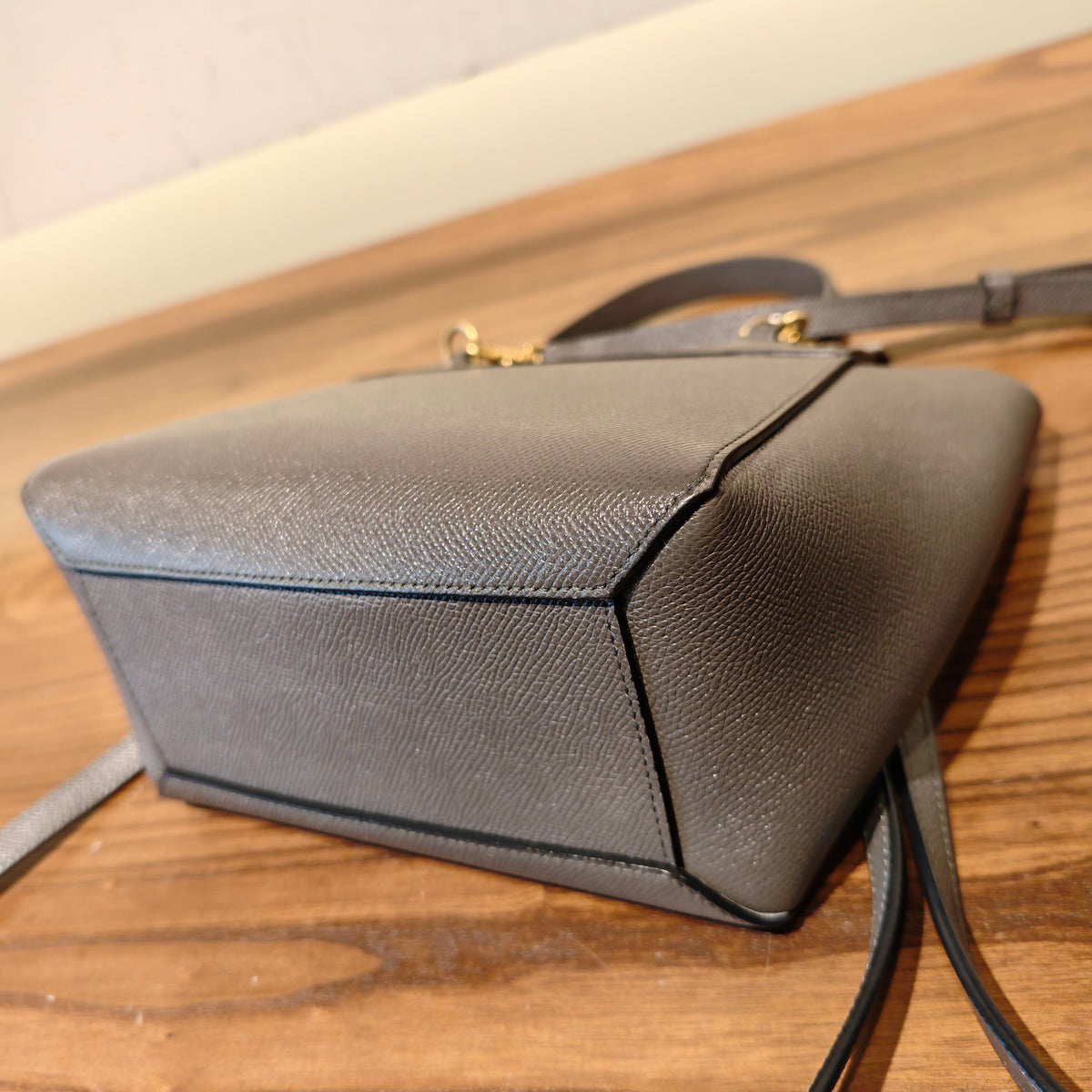 Celine - Belt Bag Small - Leather - Grey - (Small)