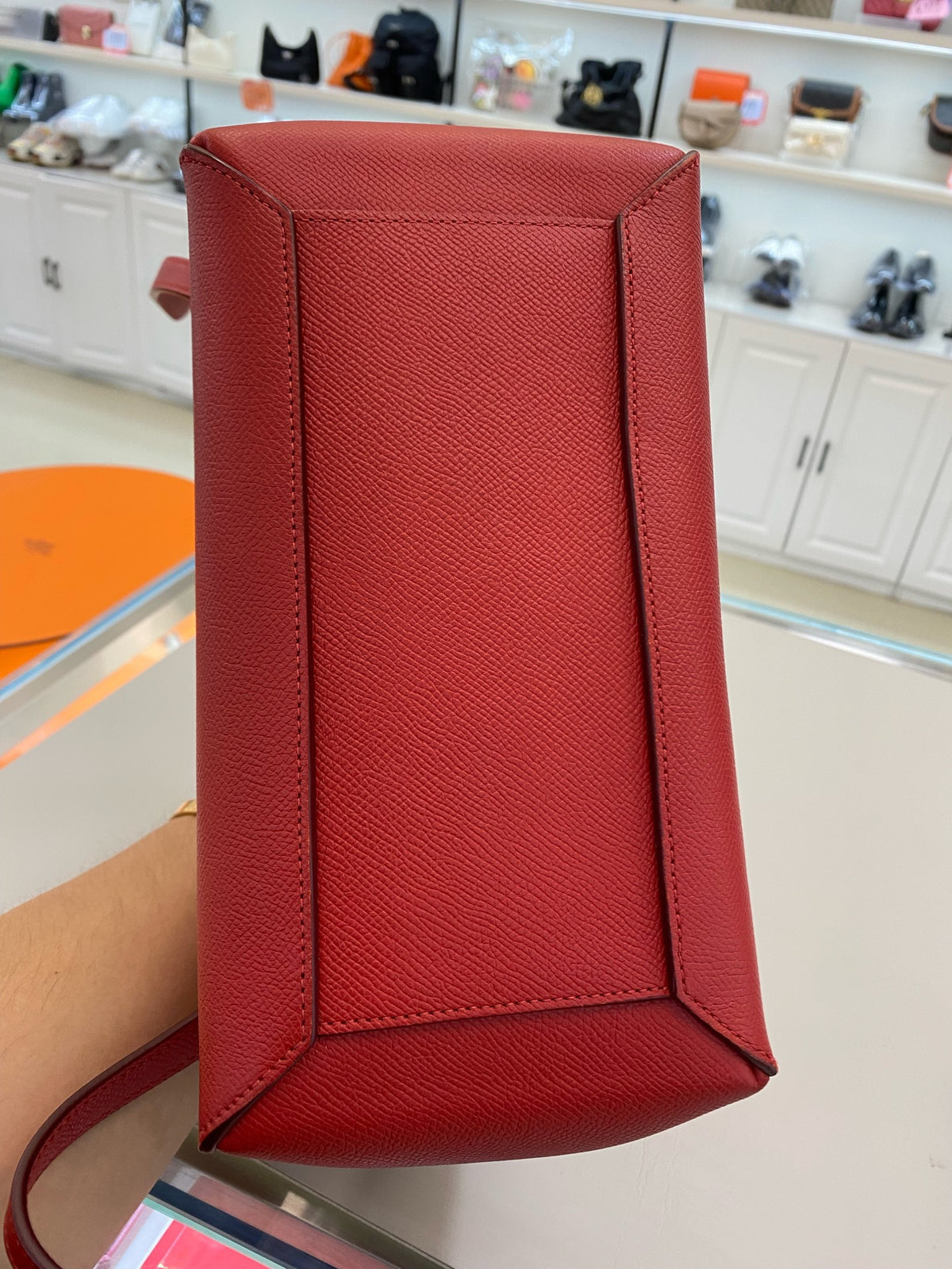 Celine - Belt Bag Small - Leather - Red - (small)