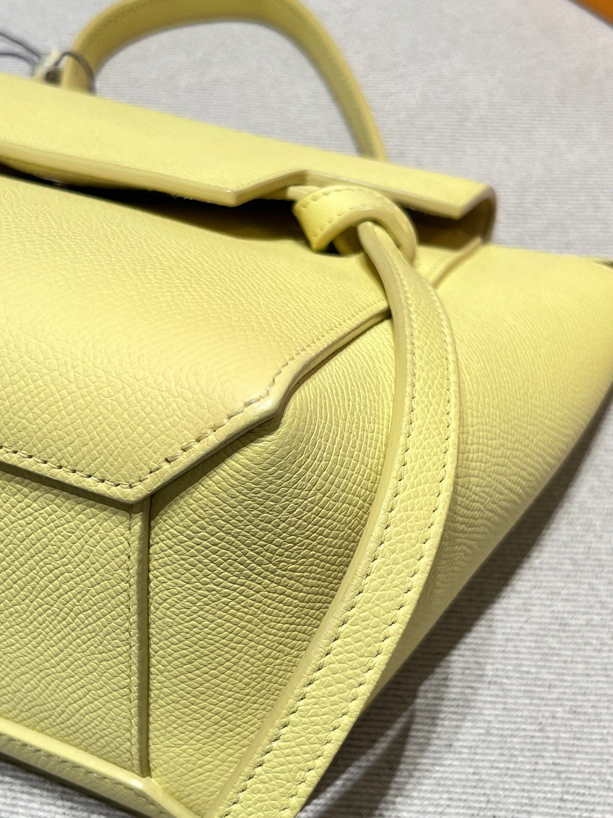 Celine - Belt Bag Small - Leather - Yellow - (small)