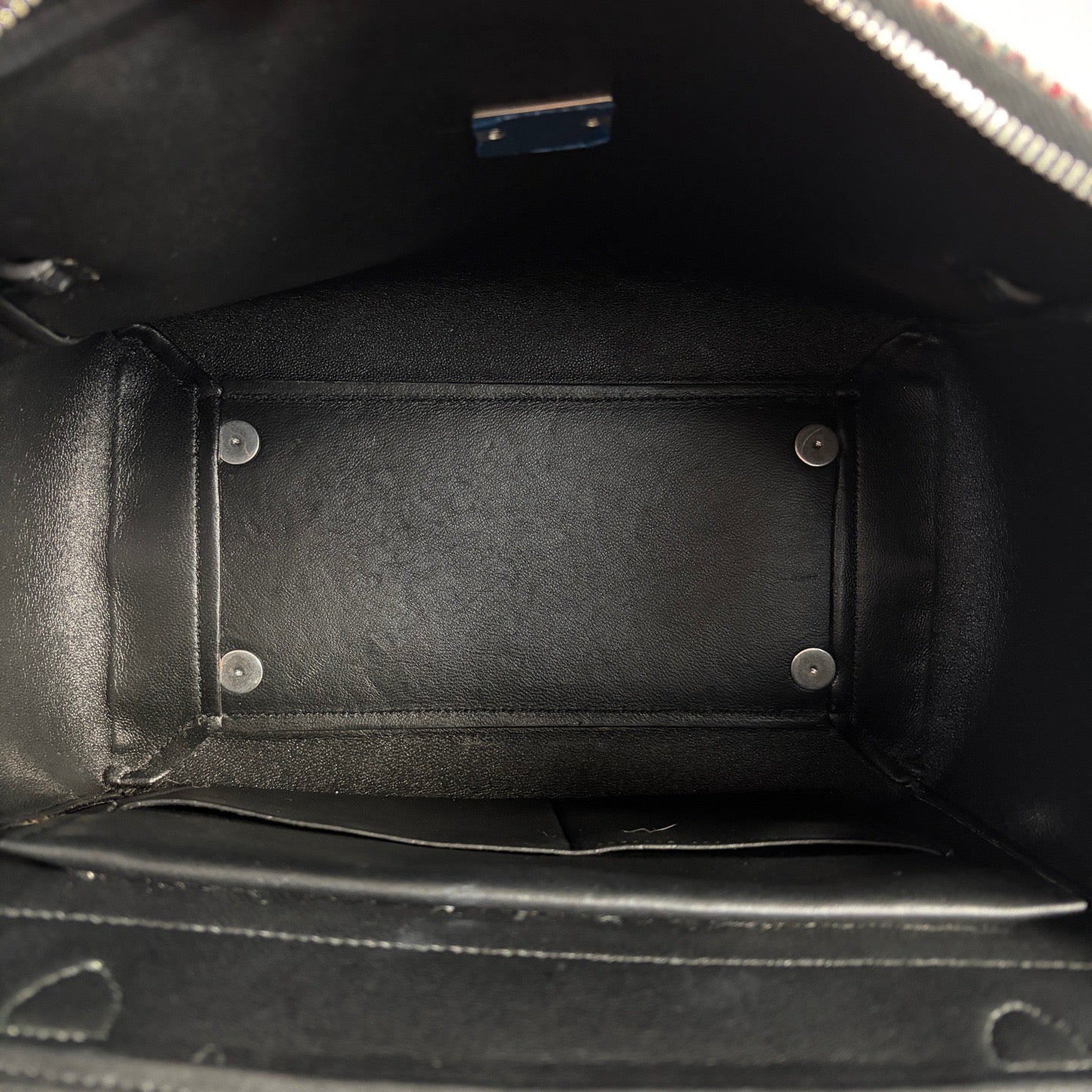 Celine - Belt Bag - Tweed and Leather - Multicolour with Black accents - (medium)