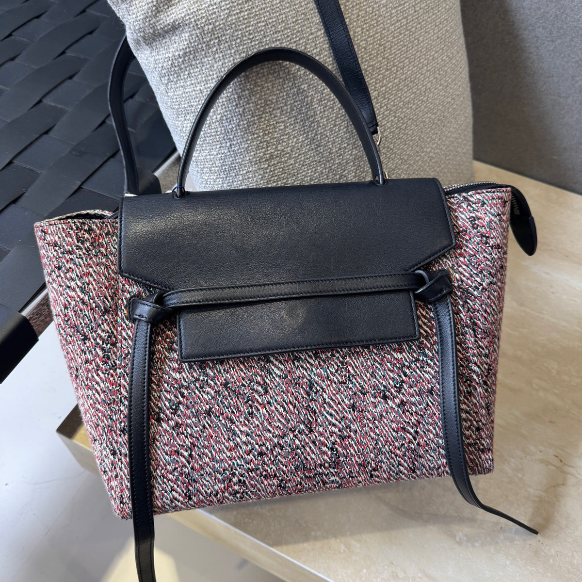 Celine - Belt Bag - Tweed - Multicolour - (large)