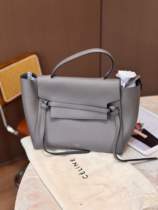 Celine - Belt Large - Leather - Grey - (large)