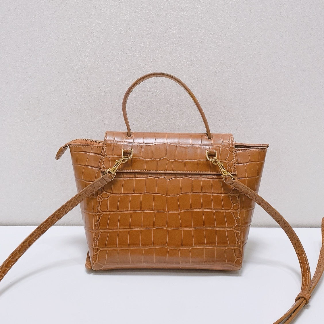 Celine - Belt - Leather - Brown - (mini)