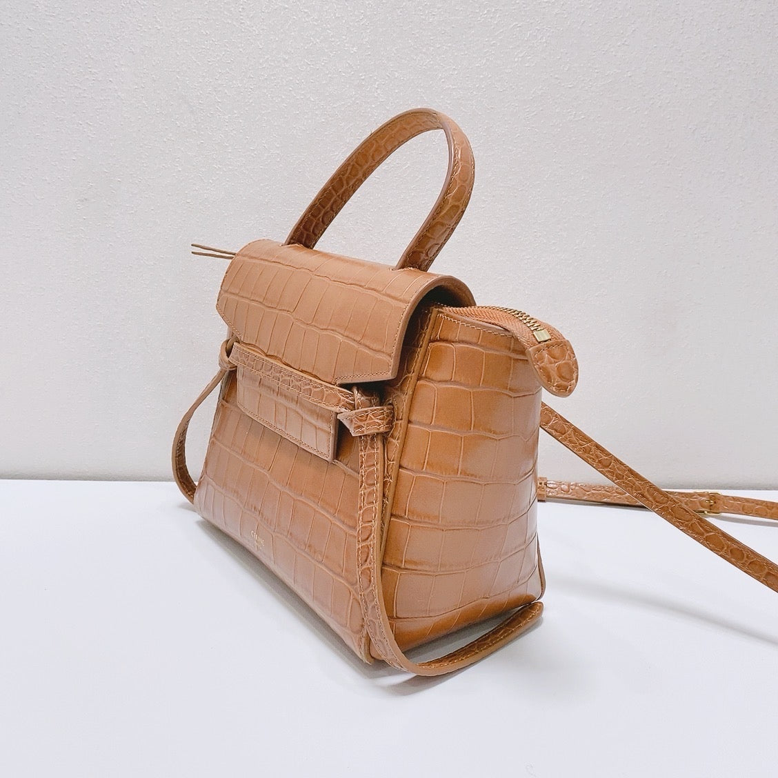 Celine - Belt - Leather - Brown - (mini)