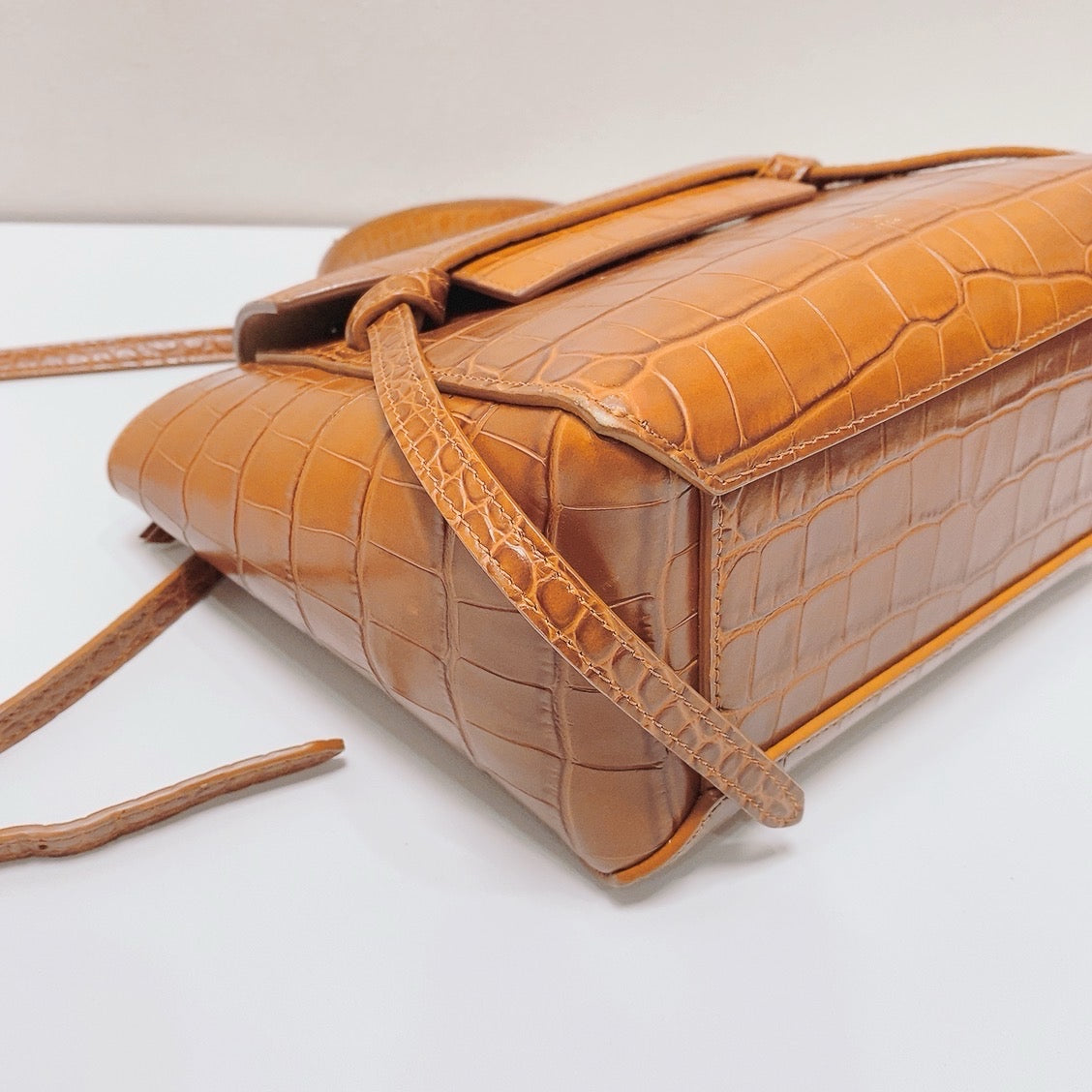 Celine - Belt - Leather - Brown - (mini)