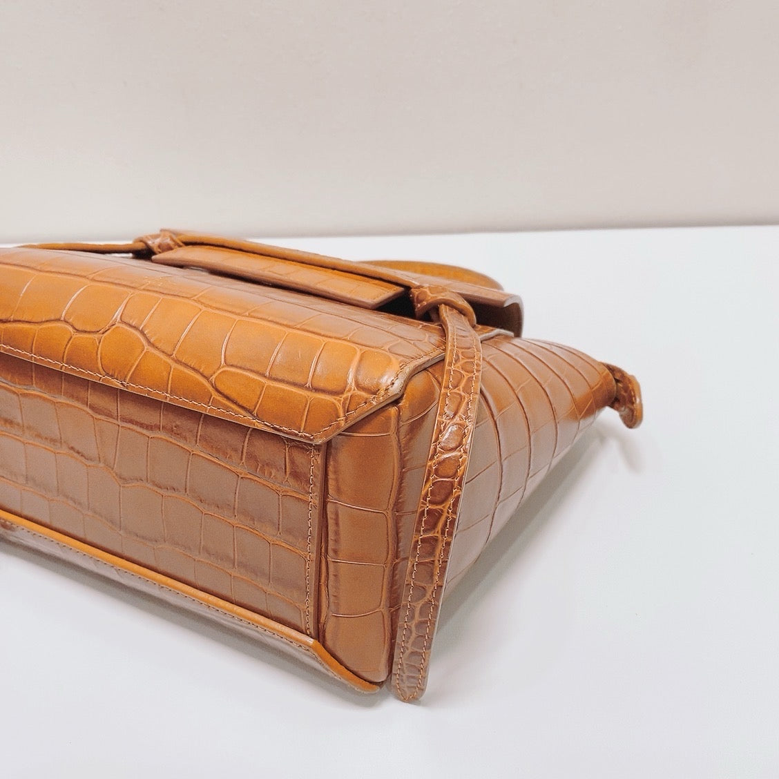 Celine - Belt - Leather - Brown - (mini)