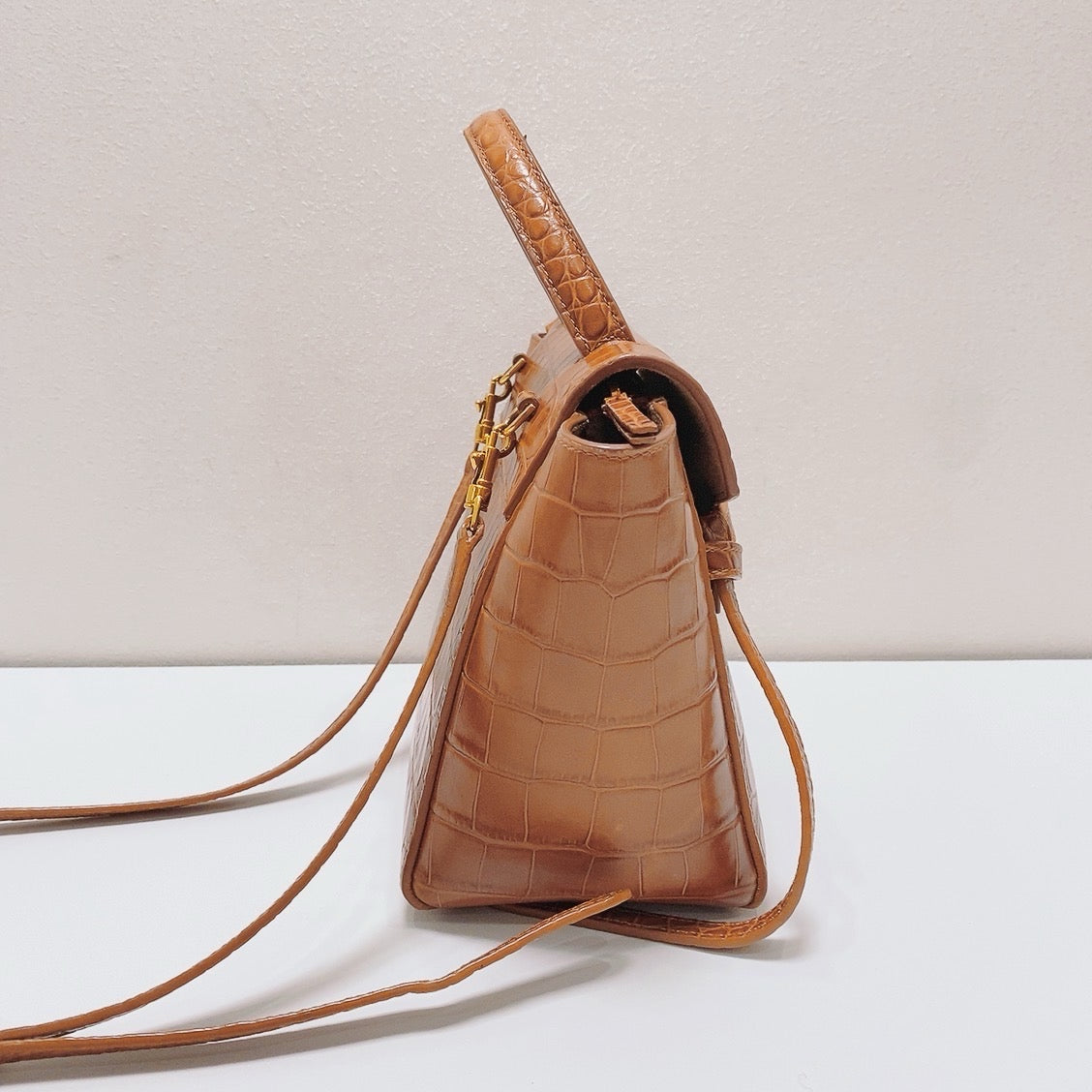 Celine - Belt - Leather - Brown - (mini)