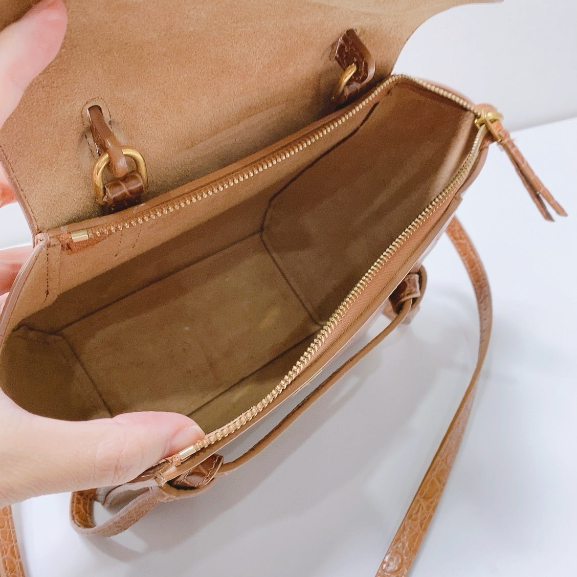 Celine - Belt - Leather - Brown - (mini)