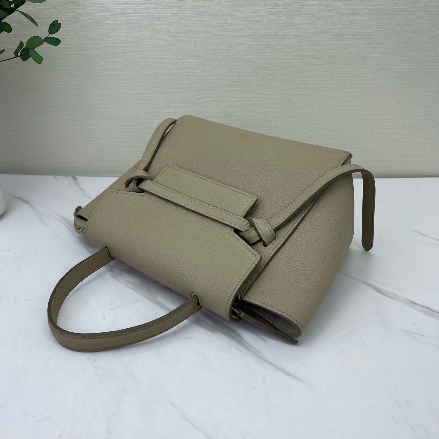 Celine - Belt - Leather - Grey - (nano)