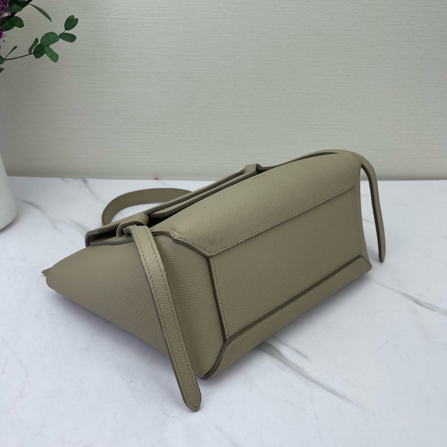 Celine - Belt - Leather - Grey - (nano)