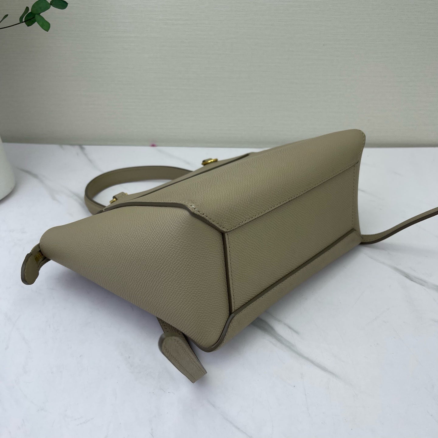 Celine - Belt - Leather - Grey - (nano)