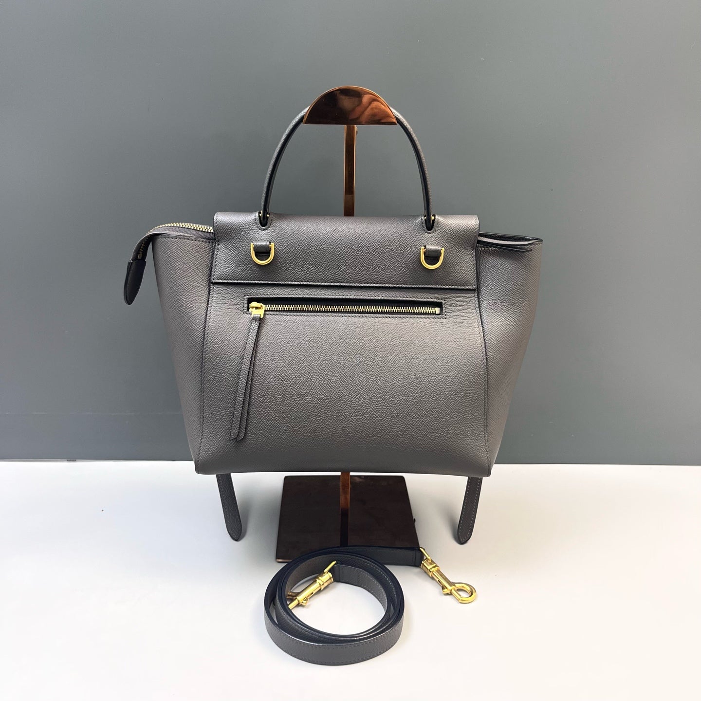 Celine - Belt - Leather - Grey - (small)