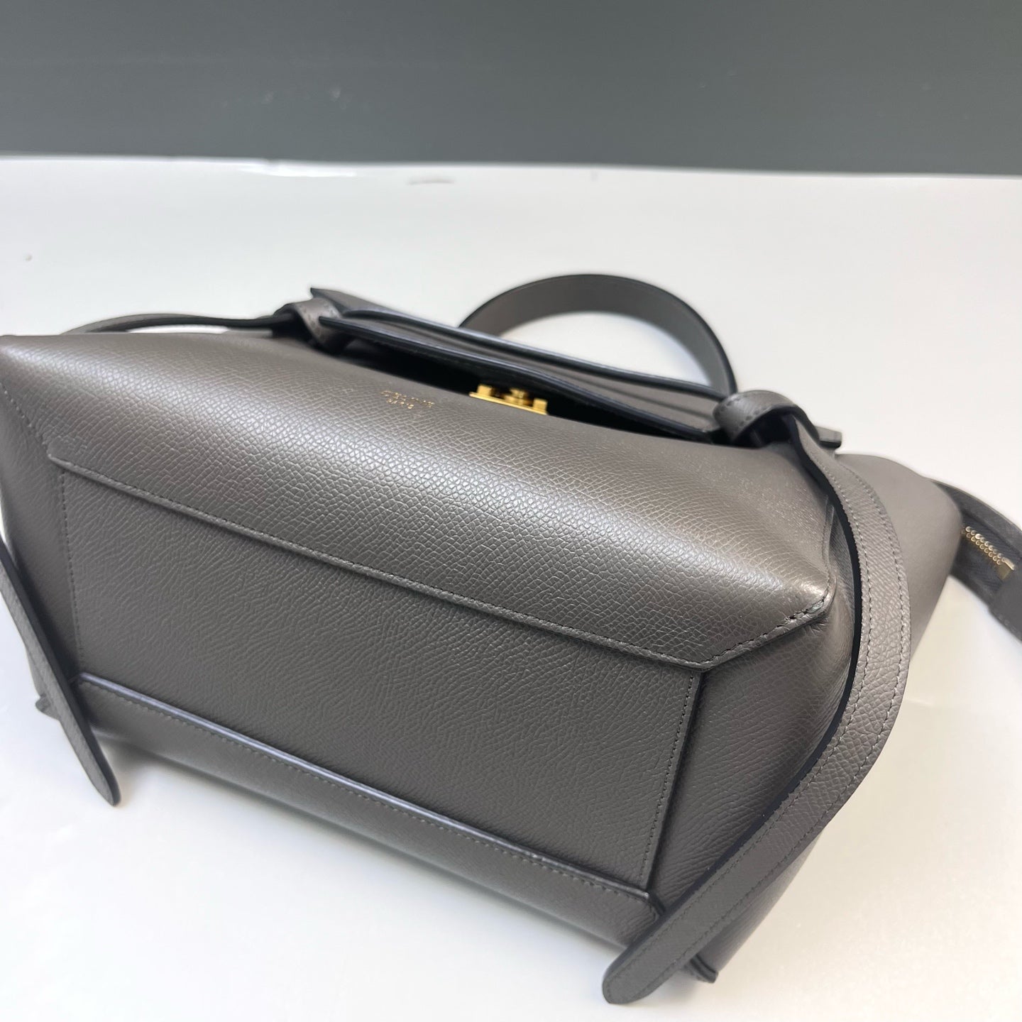 Celine - Belt - Leather - Grey - (small)