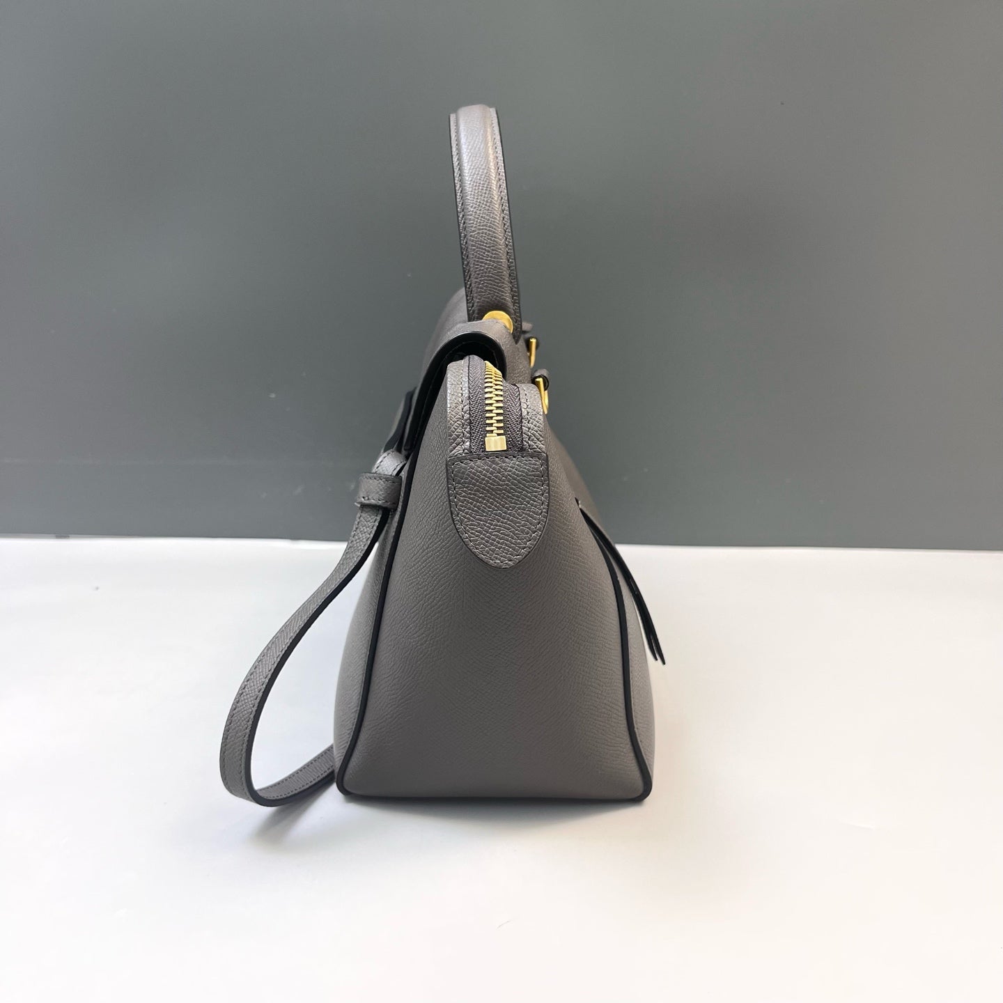 Celine - Belt - Leather - Grey - (small)