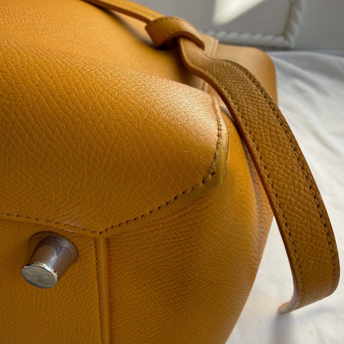 Céline - Belt - Leather - Yellow - (medium)
