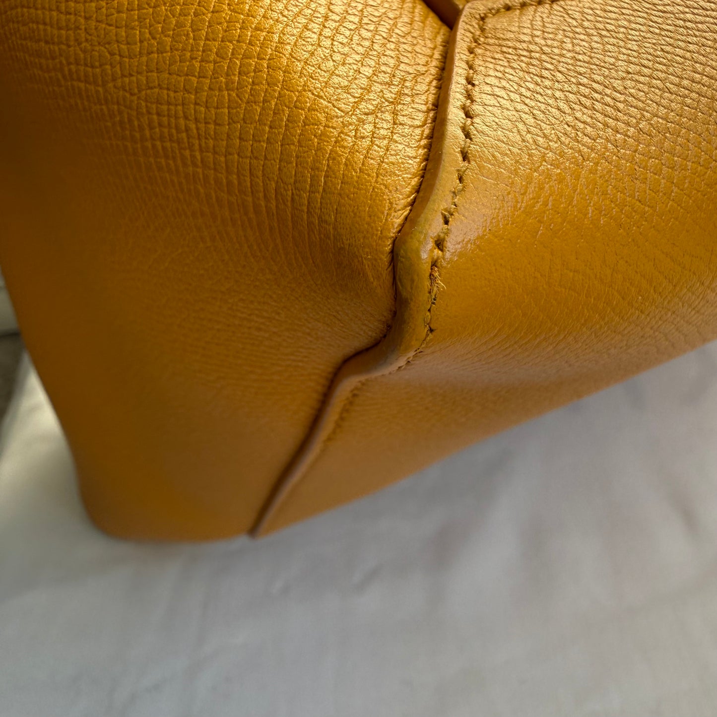 Céline - Belt - Leather - Yellow - (medium)