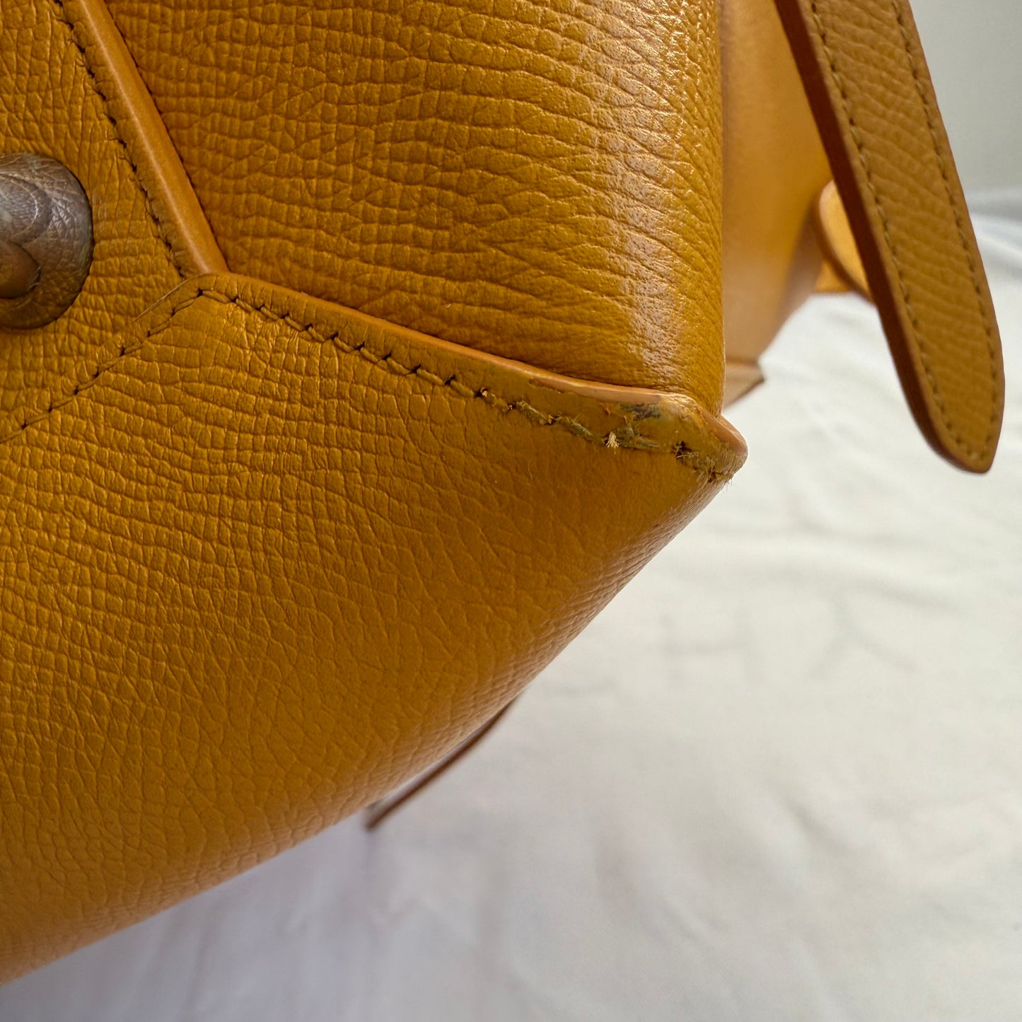Céline - Belt - Leather - Yellow - (medium)