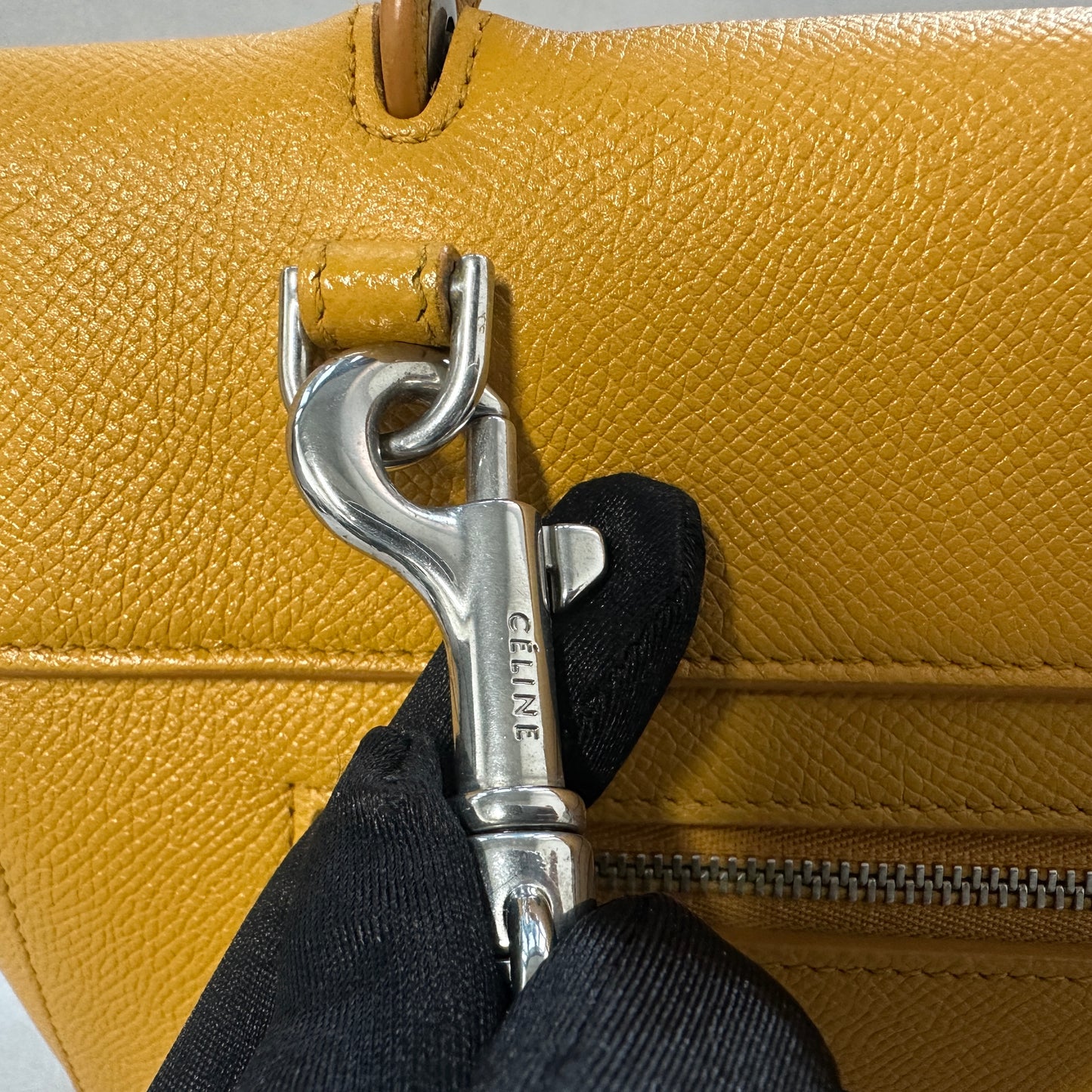 Céline - Belt - Leather - Yellow - (medium)