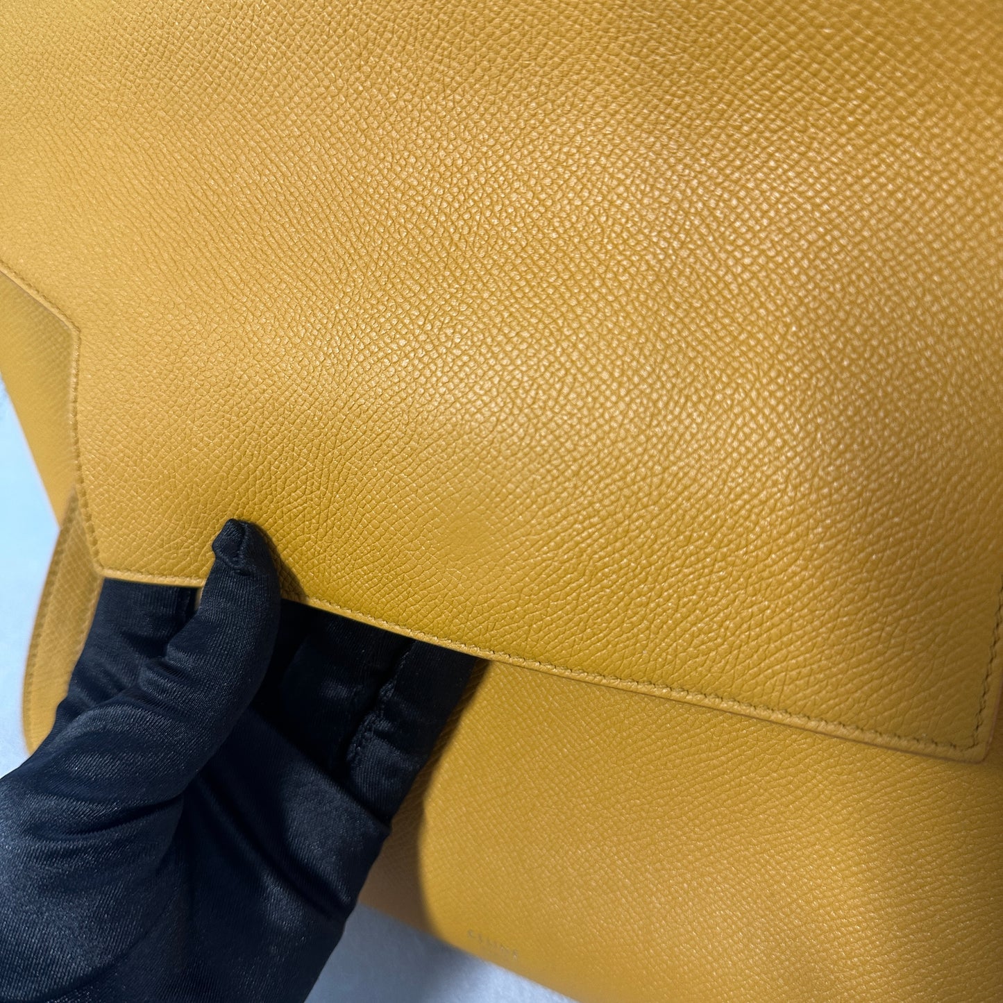 Céline - Belt - Leather - Yellow - (medium)