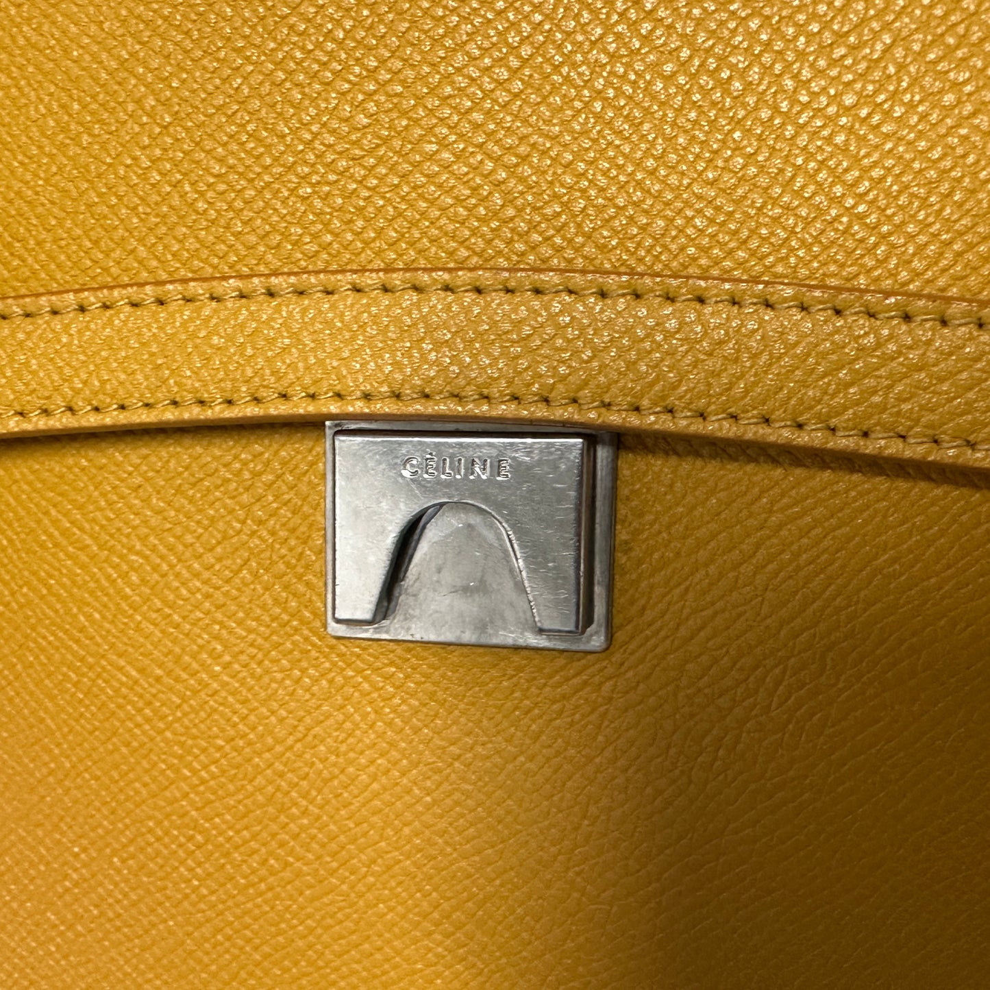 Céline - Belt - Leather - Yellow - (medium)