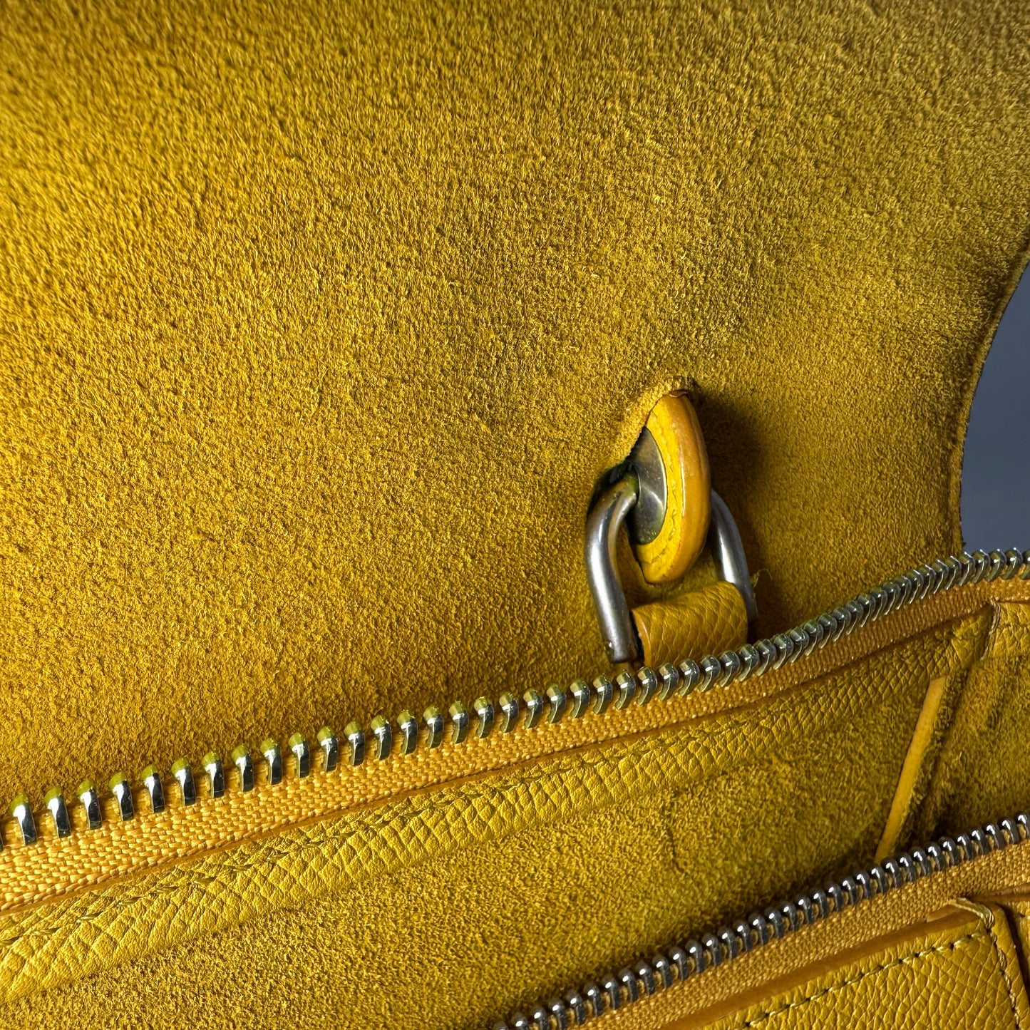 Céline - Belt - Leather - Yellow - (medium)