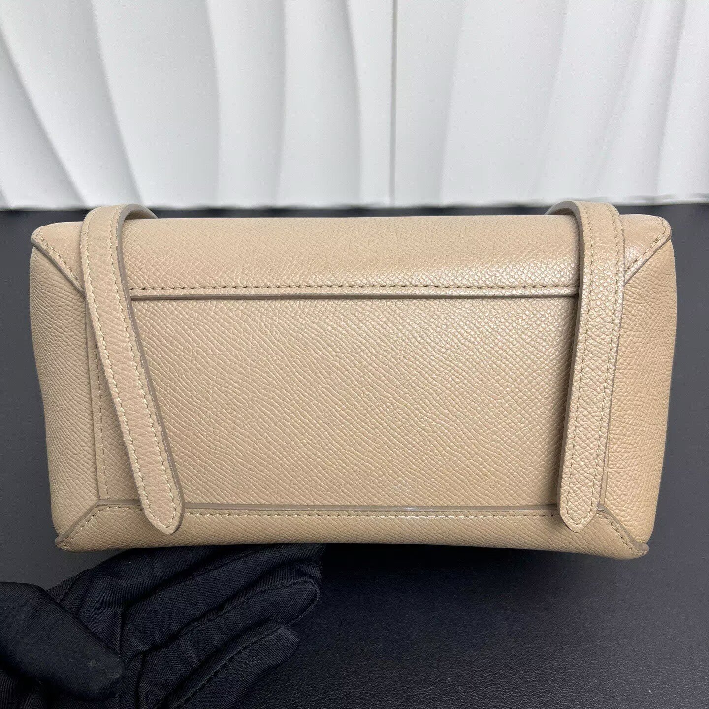 Celine - Belt Micro Bag - Grained calfskin leather - Beige - (small)