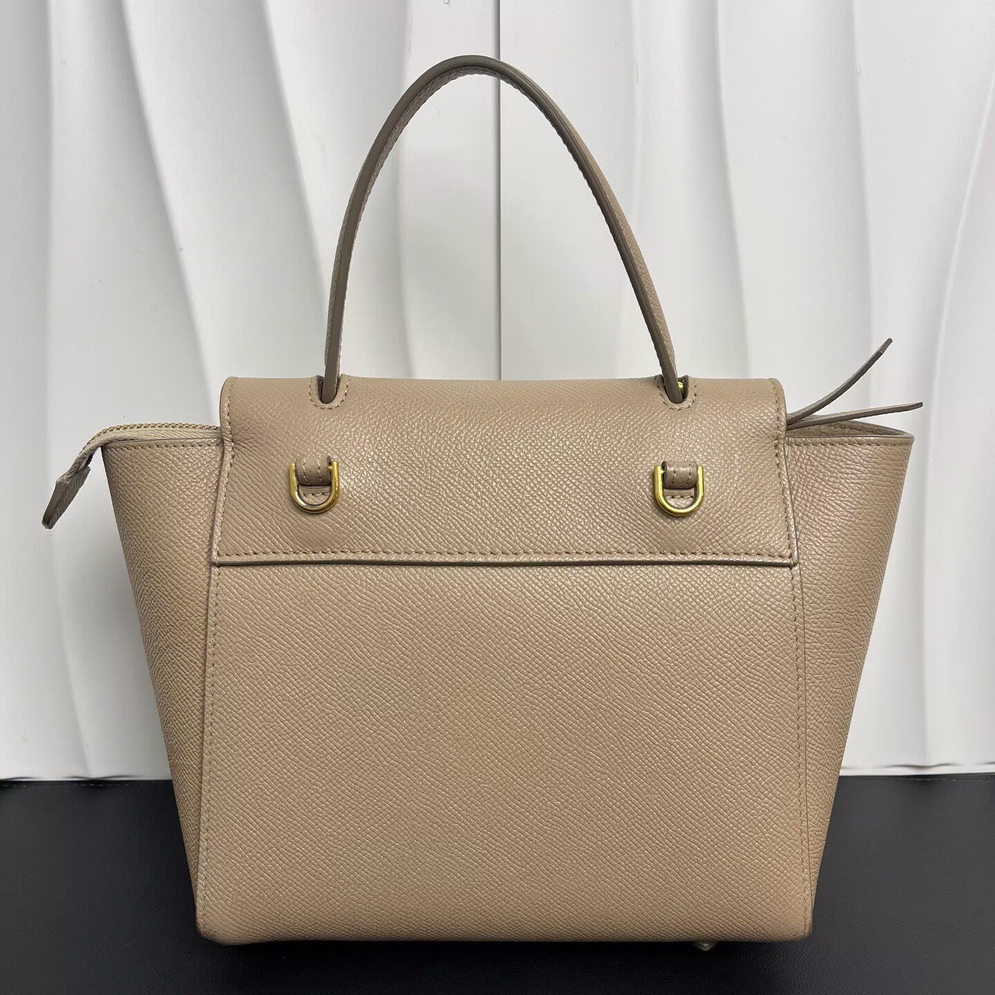 Celine - Belt Micro Bag - Grained calfskin leather - Beige - (small)