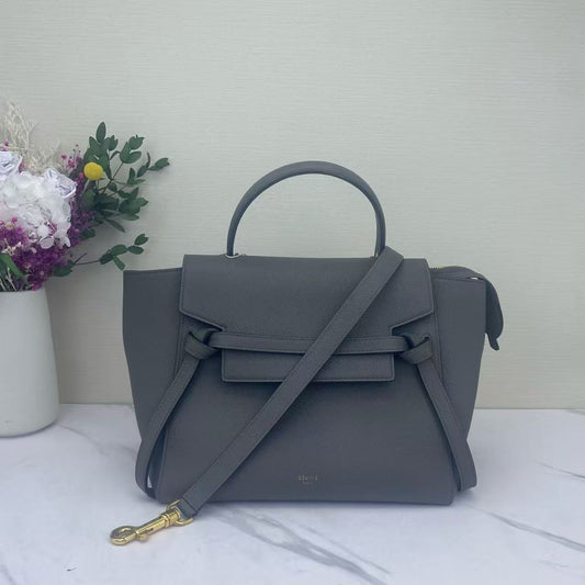 Celine - Belt Micro - Cowhide leather - Grey - (small)