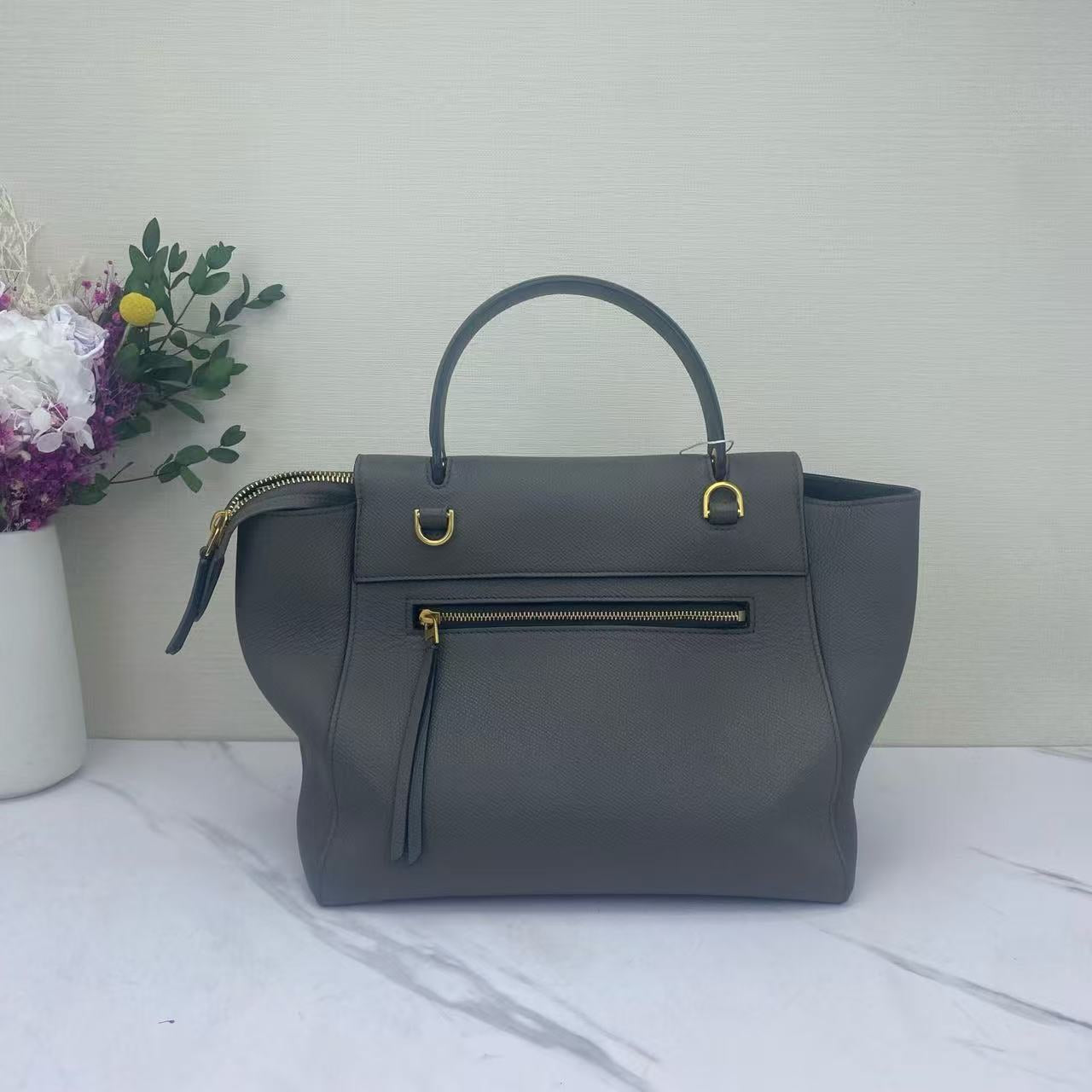 Celine - Belt Micro - Cowhide leather - Grey - (small)