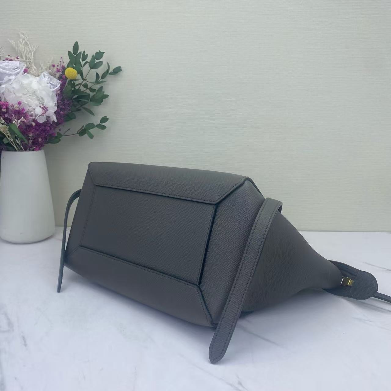 Celine - Belt Micro - Cowhide leather - Grey - (small)