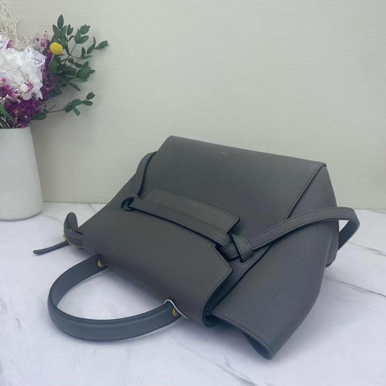 Celine - Belt Micro - Cowhide leather - Grey - (small)