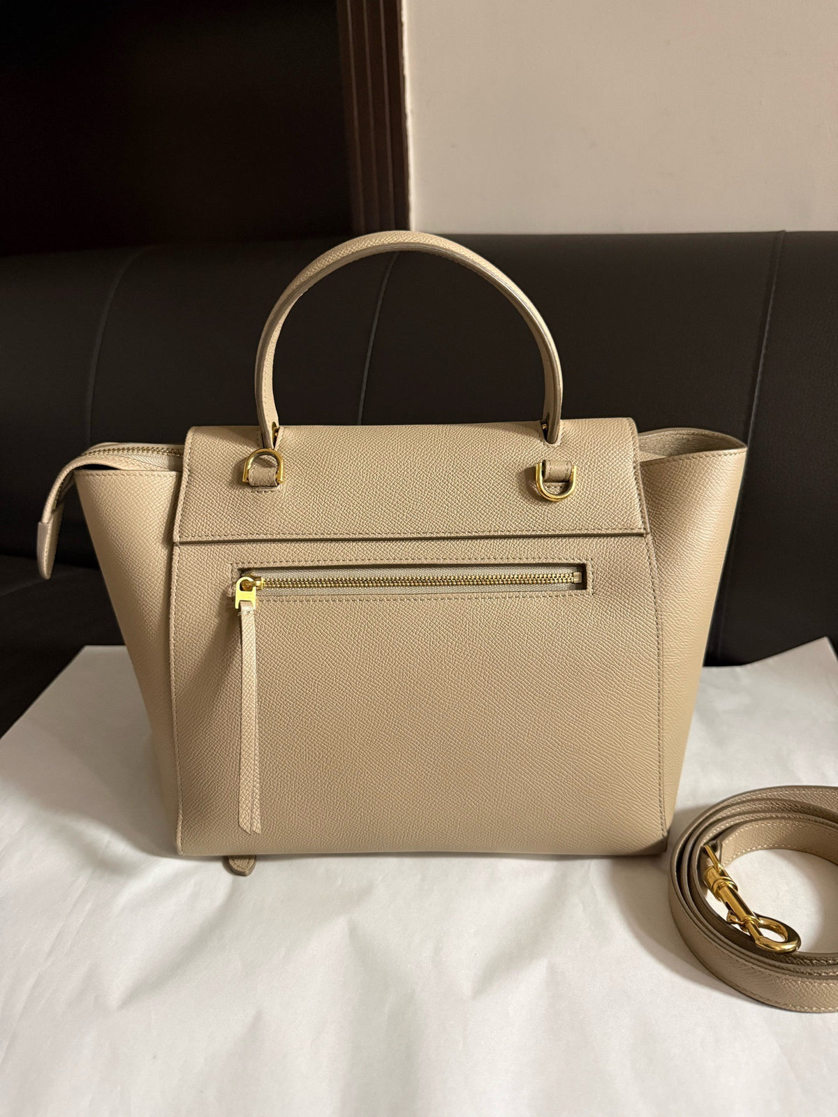Celine - Belt Micro - Leather - Beige - (mini)